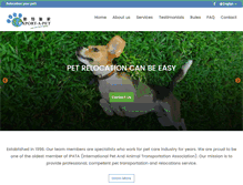 Tablet Screenshot of export-a-pet.com